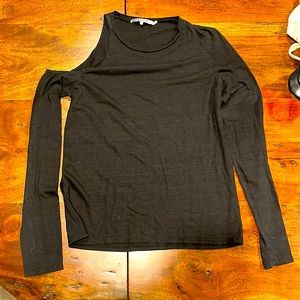 Pam & Gela size medium long sleeve black shirt